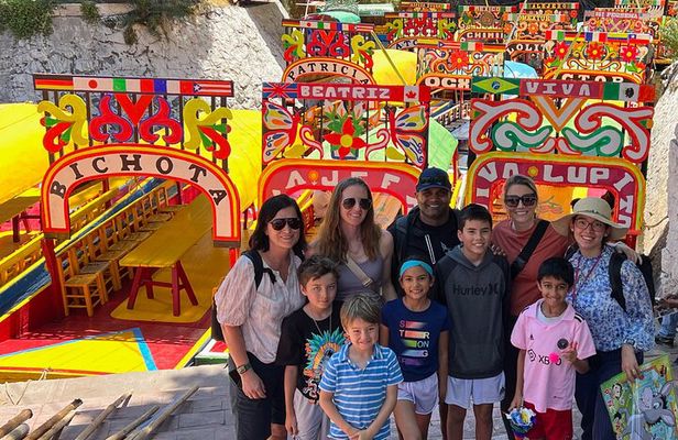 Xochimilco Boat Ride with Kids