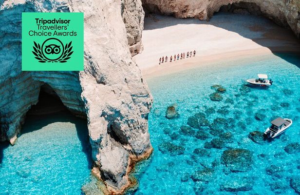 Zante Private Boat: Marathonisi, Caves, Myzithres, Agalas (max5)