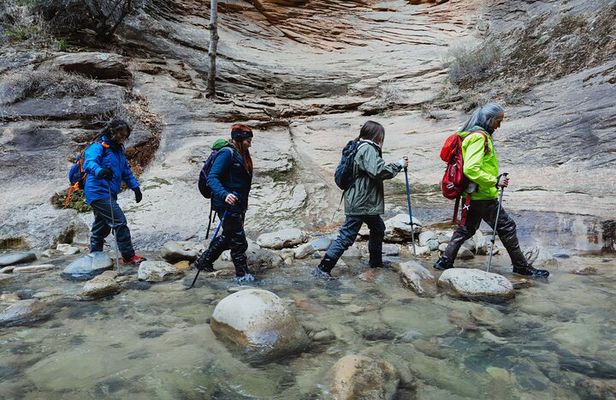The Famous Narrows Trail in Zion National Park