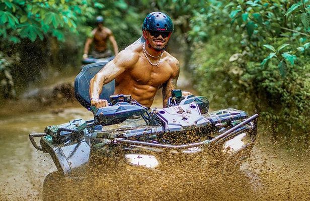 Bali Adventure ATV Quad Bike, Monkey Forest and Waterfalls