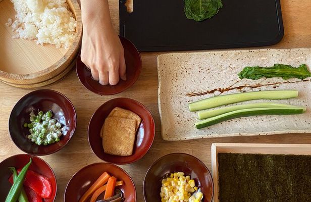 Vegan Sushi Class in Tokyo – Seasonal, Cultural Story & Full Meal