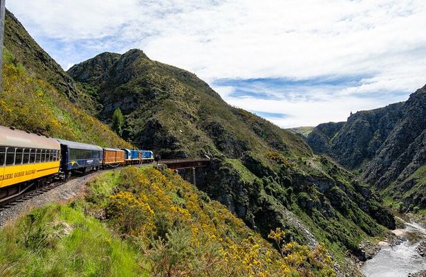 Dunedin to Queenstown One Way Including Taieri Gorge Train 