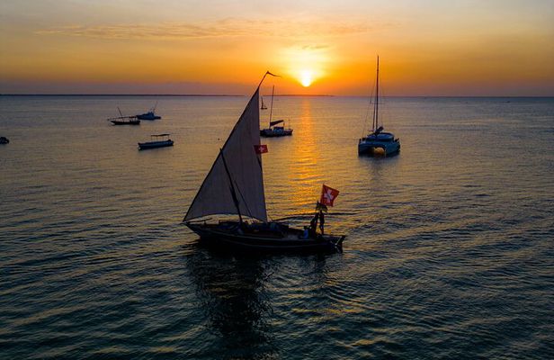 Exclusive Private Sunset Dhow Sailing Tour in North Zanzibar 