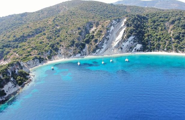 Scenic Cruise to Ithaca Island from Skala Beach in Kefalonia