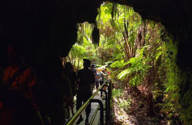Big Island Scenic Tour:Volcano, HiloTown,Waterfalls,Beach & Lunch
