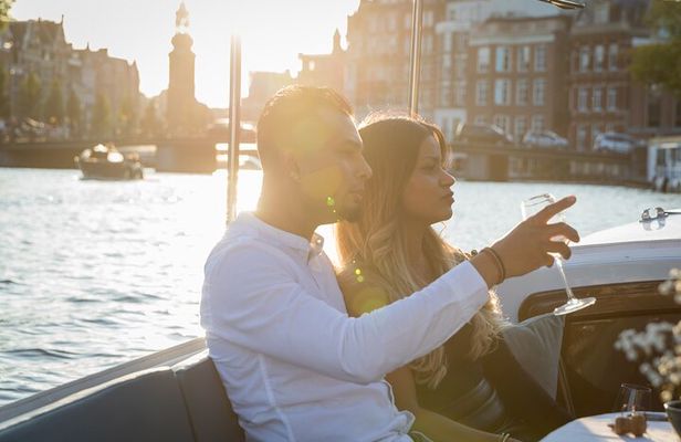 Marriage Proposal Canal Cruise Amsterdam