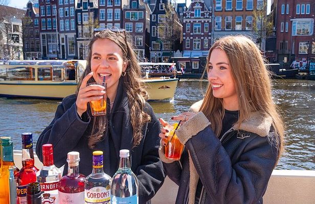 Luxury Amsterdam Canal Cruise – Unlimited Cocktails Included (1H)