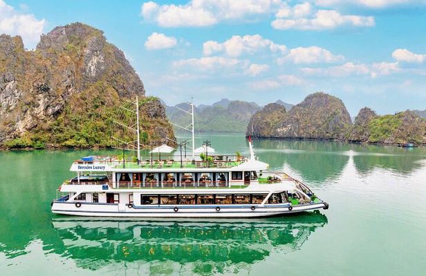 Hercules Premium/Luxury Cruise Halong Bay Day Trip From Hanoi 