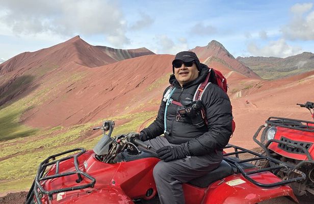 ATV at Red Valley and Rainbow Mountain from Cusco