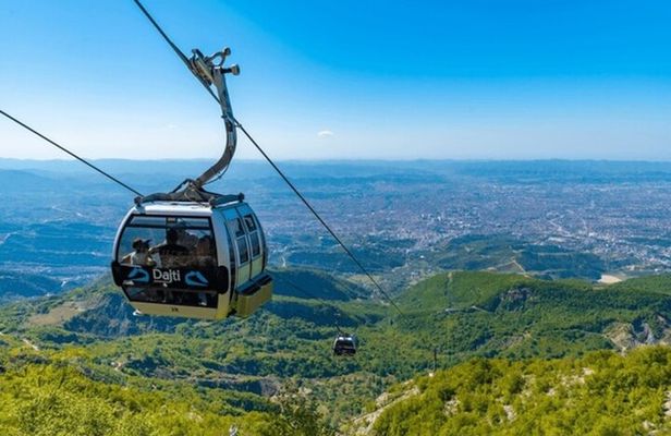Dajti Cable Car and Tirana city Tour from Durres or Golem