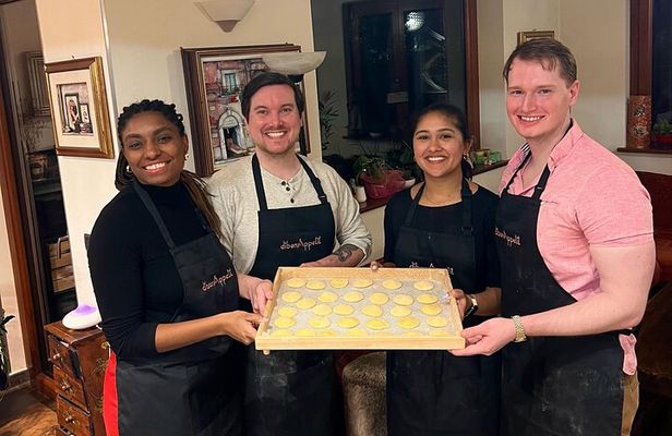 Vegan cooking class in a magical setting