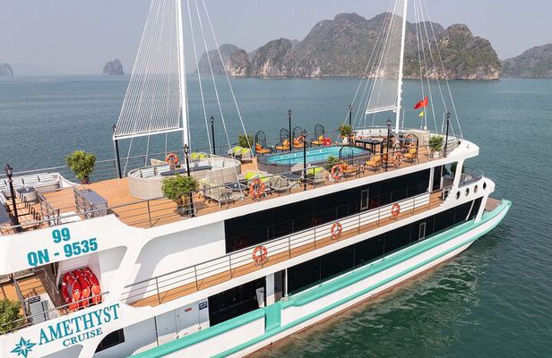 Amethyst Daily Cruise - 1 Day Luxury Halong Bay Tour from Hanoi