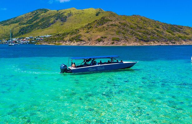 Discovery Powerboat Tour ,Snorkeling with Turtles & BBQ Lunch