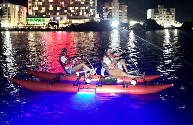 Condado Lagoon Night Glow Chiliboats Waterbike Adventure Tour