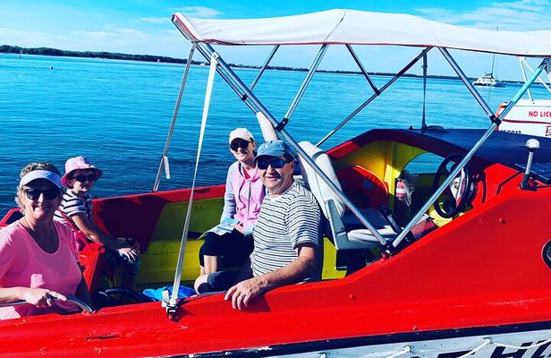 6 Person Half Cabin Boat Rental - 2 hour hire
