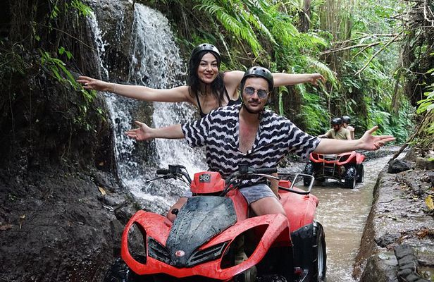 Bali Natural Forest Gorilla Cave ATV Adventure with Lunch