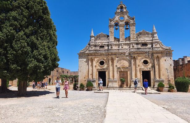 Rethymno: Arkadi Monastery, Margarites Village & Melidoni Cave.