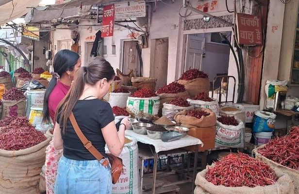 Rajasthani Cooking Class with Spice & Veg Market visits