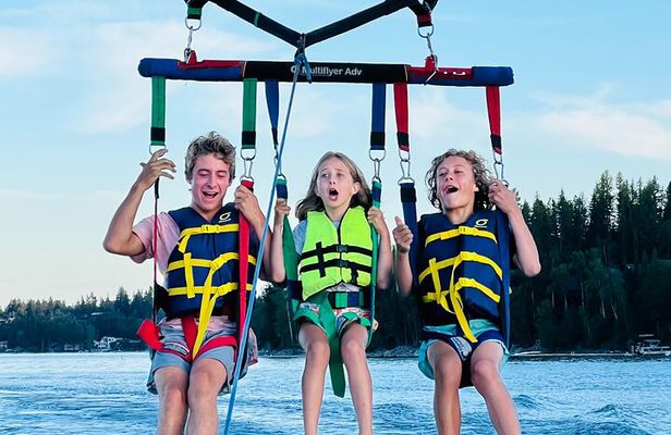 Parasailing Adventure Over Flathead Lake