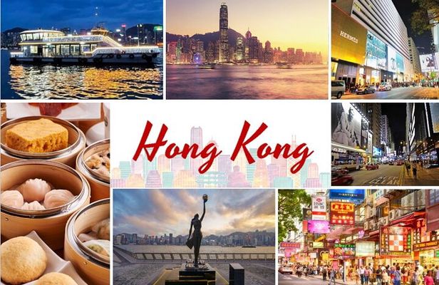HK: Sunset Victoria Harbour Cruise Dim Sum Tasting Night Tour