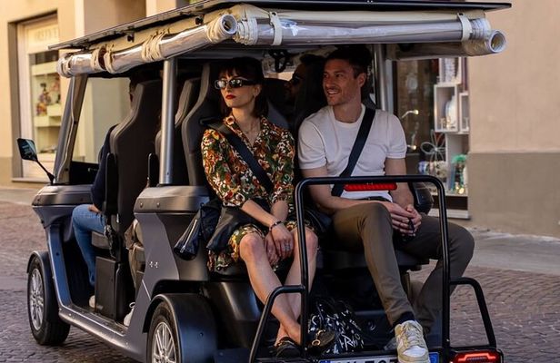Private 3h Golf Cart Tour + Reservation Rooftop pick-up included