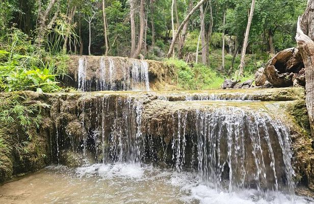 Private Tour to Erawan Waterfall and Boat Tour in Kanchanaburi 