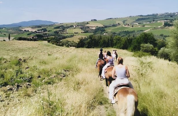 Scenic Tuscan Horseback Ride with Aperitif near Florence