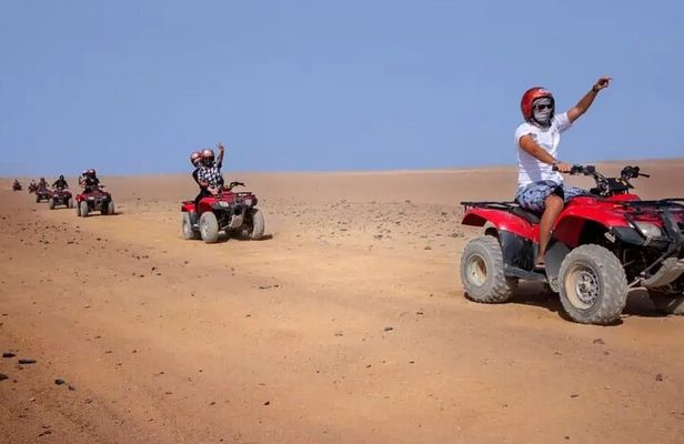 Thrilling Giza Pyramids Quad Bike Desert Safari
