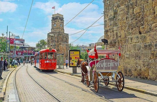 Antalya City Tour with Boat Trip and Waterfalls From Side