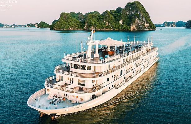 Ambassador 2D1N luxury cruise Halong Bay & Lan Ha Bay from Hanoi