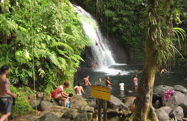 Local Market, Crayfish Waterfall and Rum Distillery with Tasting