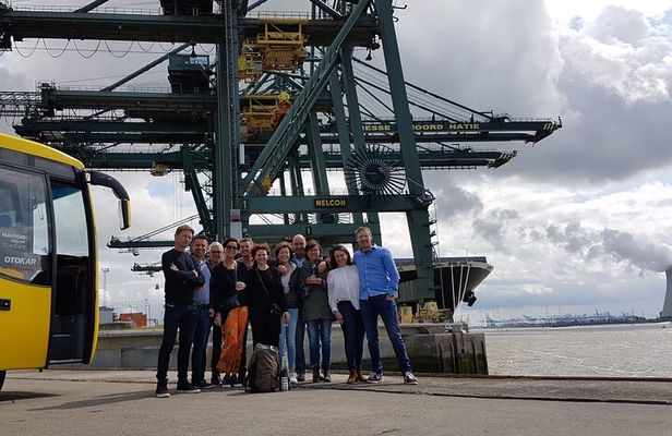 Guided Antwerp Port Tour, in your Car or Minibus