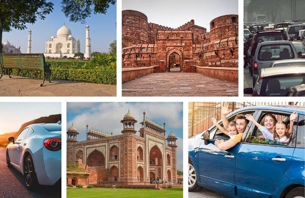 Day Trip to Taj Mahal & Agra Fort from Delhi by Car 