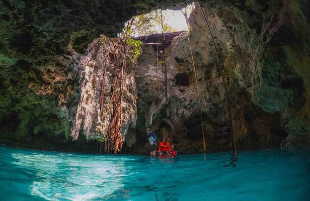 Private Cave Cenote, Open Cenote and Lunch Tour