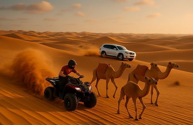 Desert Safari Dubai with Quad Bike | 5 Live Shows | BBQ Dinner