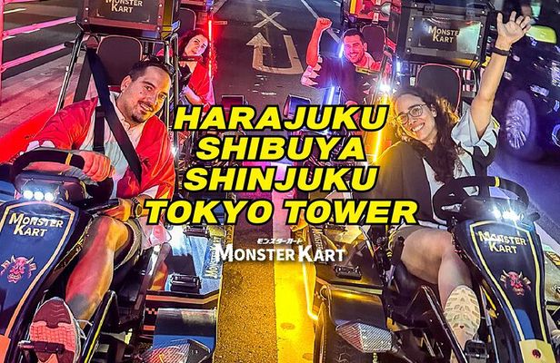 Tokyo Go-Kart Tour Shibuya Crossing and Tokyo Tower ※IDP Required