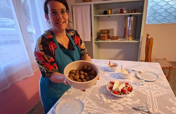 Greek Cooking Class near Poseidon’s Temple in Sounio with Antonia