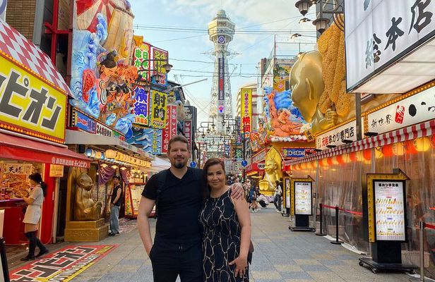 Osaka Day Trip by Private Car from Kyoto