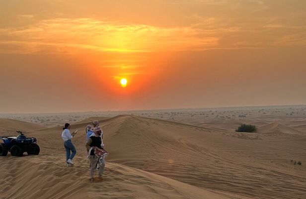 Dubai Sunrise Quad Bike Red Dunes Safari in Lahbab Desert