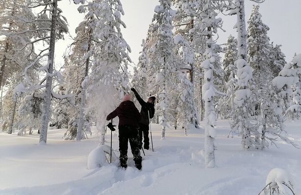 Private Full Day Snowshoe Hike and Ice Fishing Adventure