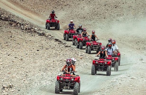 Agafay Desert: Dinner + Show with Quad Bike & Sunset Camel Ride