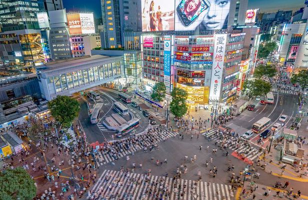 Shibuya Sky Sunset or night Entry w/ Guided Shibuya Walking Tour