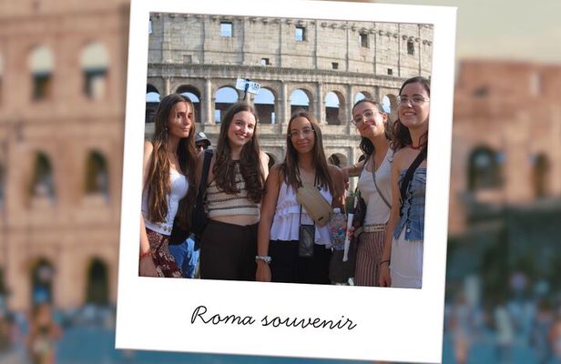 Rome: Colosseum Self-Guided Entry + Sunset Walking Tour Outside