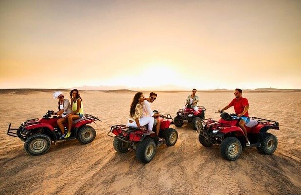 Dubai Morning Red Dunes Desert Safari with Quad Bike & Camel Ride