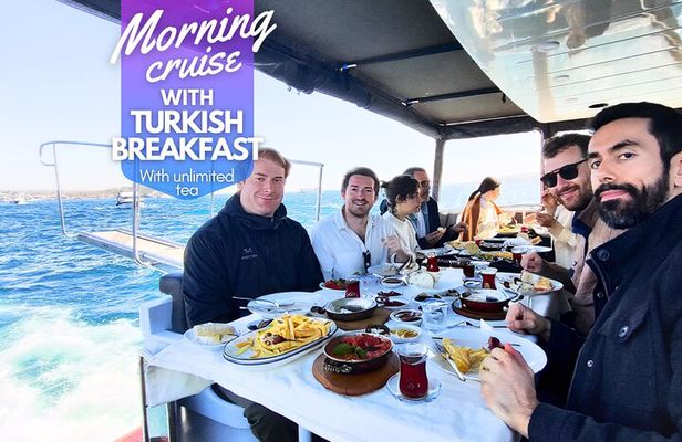 Istanbul Morning Bosphorus Yacht Cruise with Turkish Breakfast