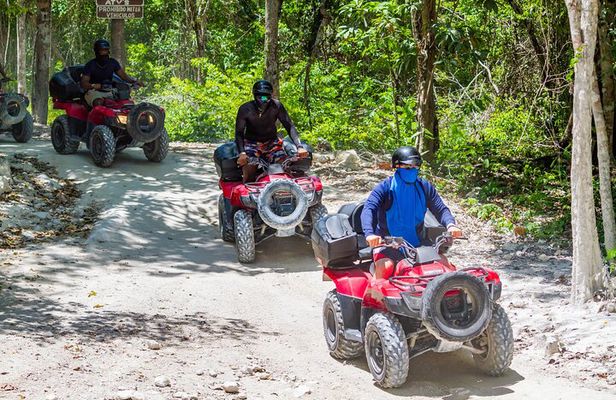 ATV to Jade Cavern, Mud Trails, Snorkel and Lunch with Open Bar