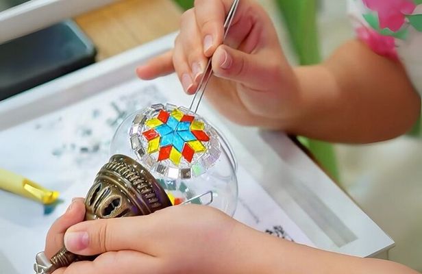 Marmaris: Traditional Mosaic Lamp Workshop - A Glowing Break