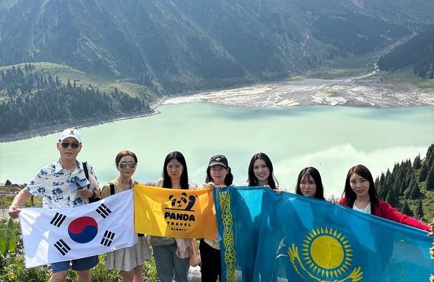 Big Almaty Lake and Legandary Almaty Apple Garden