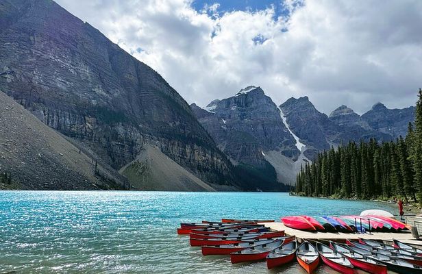 Lake Louise Moraine Emerald Lake Johnston Canyon Banff Yoho Tour