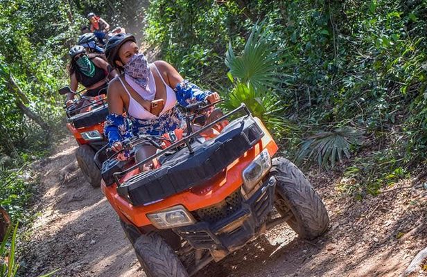 ATV Tour with Free Horseback Ride and Cenote Splash